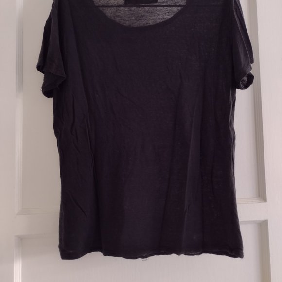 Black Joplin Relaxed Tee - Reformation - Picture 4 of 4